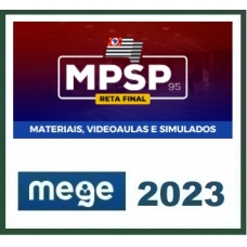 MP SP - Promotor - Pós Edital (MEGE 2023) Promotor Ministério Público de São Paulo